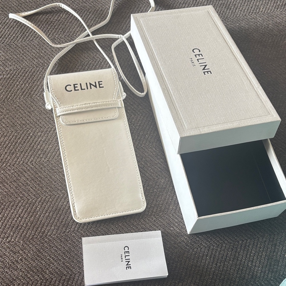 Celine pochette crossbody sunglasses Phone Case nwot